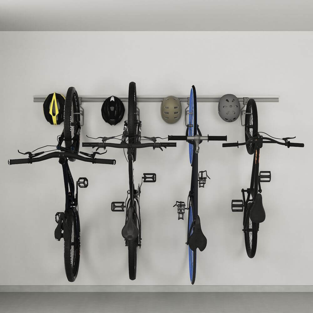 Elfa Garage Bike Storage Solution W: 230 Platinum - ELFA - Ready Made Solutions - Soko and Co