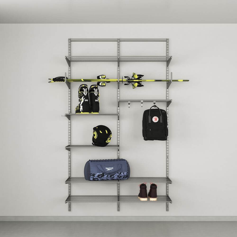 Elfa Garage Hobby & Sports Storage Solution W: 120 Platinum - ELFA - Ready Made Solutions - Soko and Co