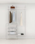 Elfa Gliding Drawer Set W: 60 2 Runner White - ELFA - Gliding Drawers and Racks - Soko and Co