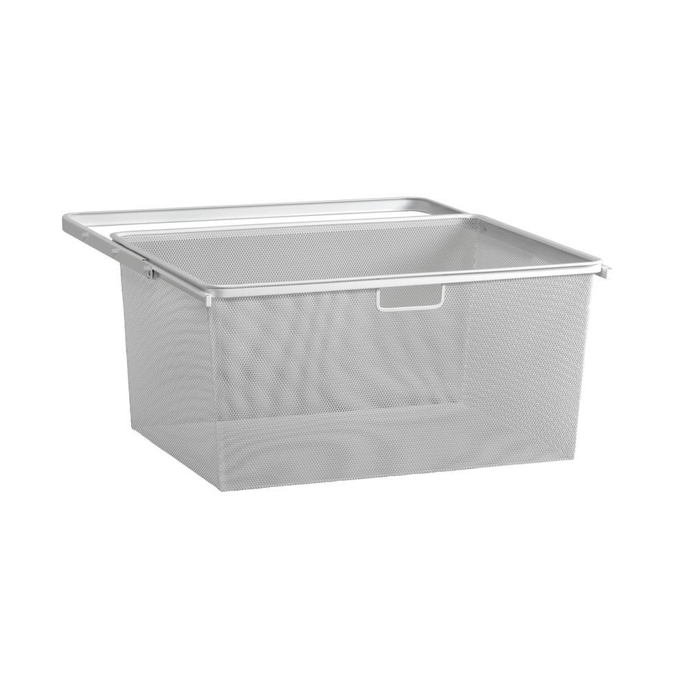 Elfa Gliding Mesh Drawer W: 60 D: 40 3-Runner White - ELFA - Gliding Drawers and Racks - Soko and Co