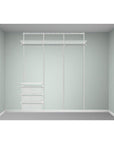 Elfa Hang Out Wardrobe Storage Solution White - ELFA - Ready Made Solutions - Soko and Co