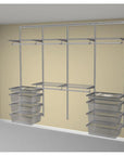 Elfa Large & Luxurious Wardrobe Storage Solution Platinum - ELFA - Ready Made Solutions - Soko and Co