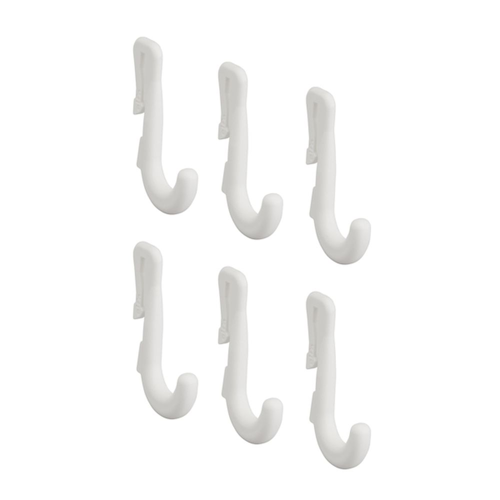 Elfa Storing Board Hook Slim 6 Pack White - ELFA - Storage Track and Storing Board - Soko and Co