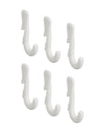 Elfa Storing Board Hook Slim 6 Pack White - ELFA - Storage Track and Storing Board - Soko and Co