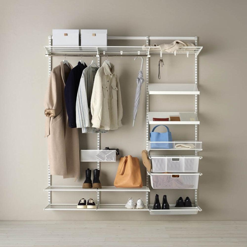 Elfa Ultimate Wardrobe Storage Solution W: 180 White - ELFA - Ready Made Solutions - Soko and Co