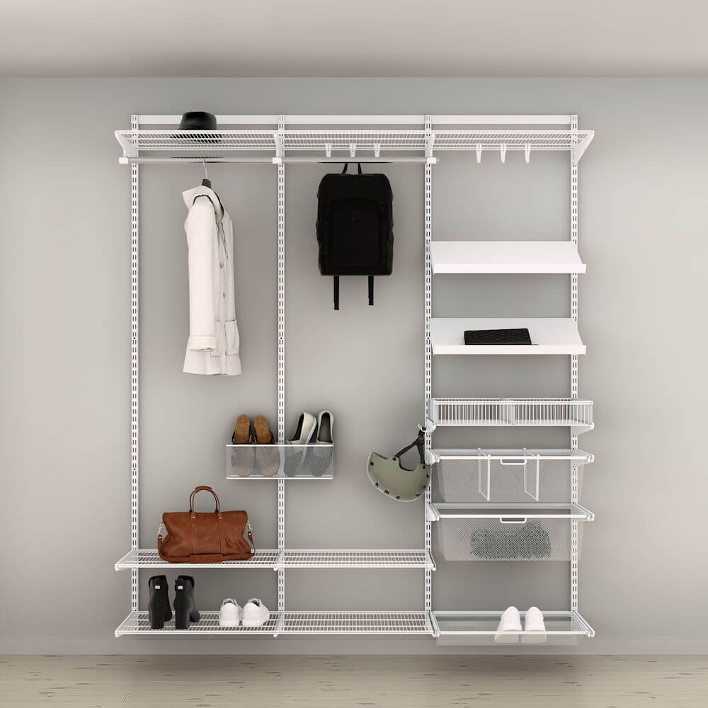 Elfa Ultimate Wardrobe Storage Solution W: 180 White - ELFA - Ready Made Solutions - Soko and Co