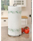 Euro Paper Towel Holder Satin Steel - KITCHEN - Bench - Soko and Co