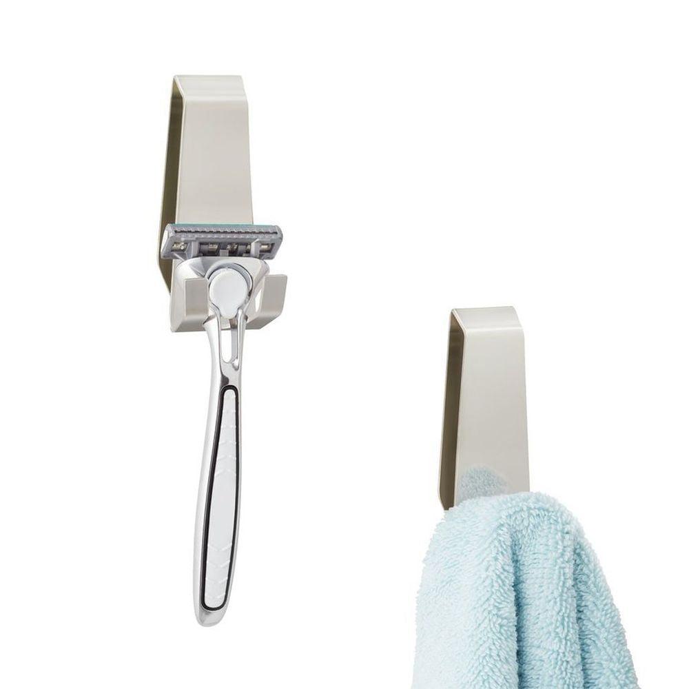 Facet Stainless Steel Hooks 2 Pack - BATHROOM - Suction - Soko and Co