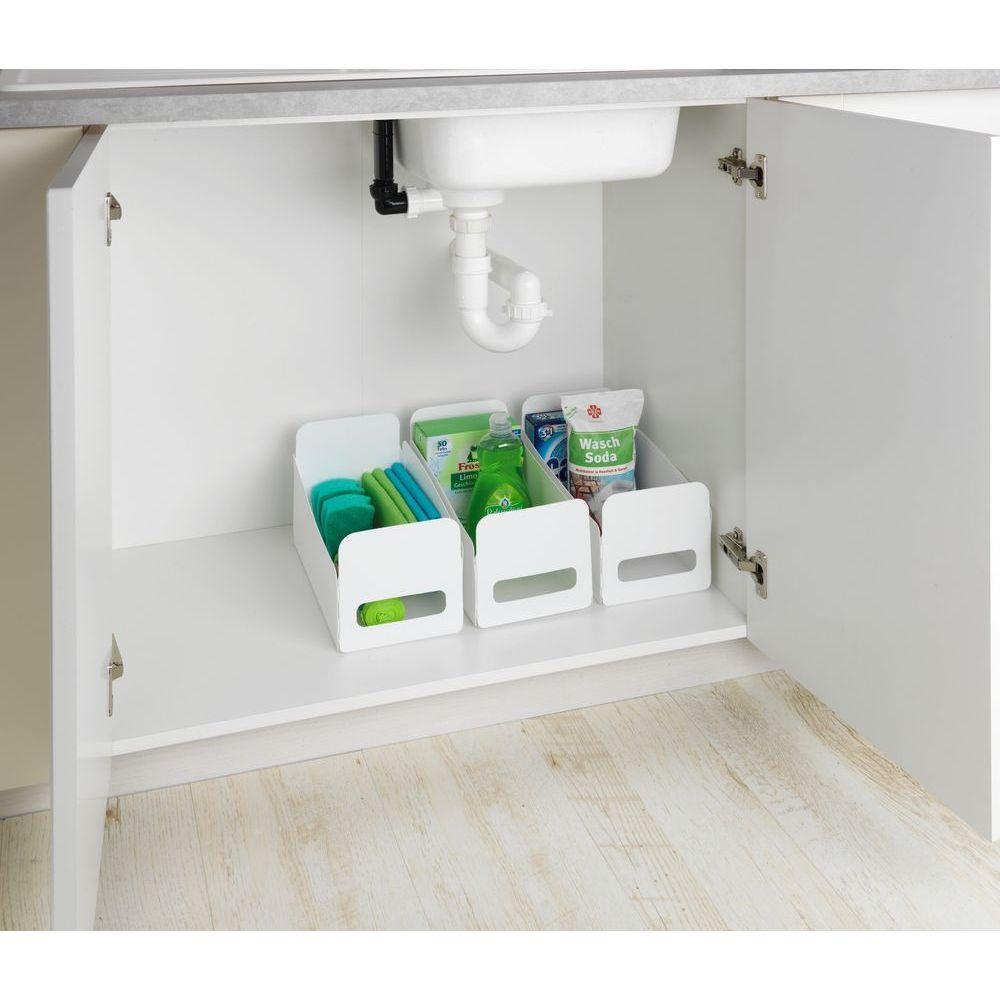 Foldable Storage Boxes 3 Pack White - KITCHEN - Organising Containers - Soko and Co