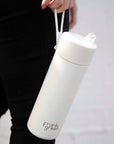 Frank Green 595ml Ceramic Water Bottle with Straw Cloud - LIFESTYLE - Water Bottles - Soko and Co