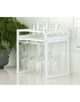 Freestanding Wine Glass Rack White - WINE - Glass Holders and Racks - Soko and Co