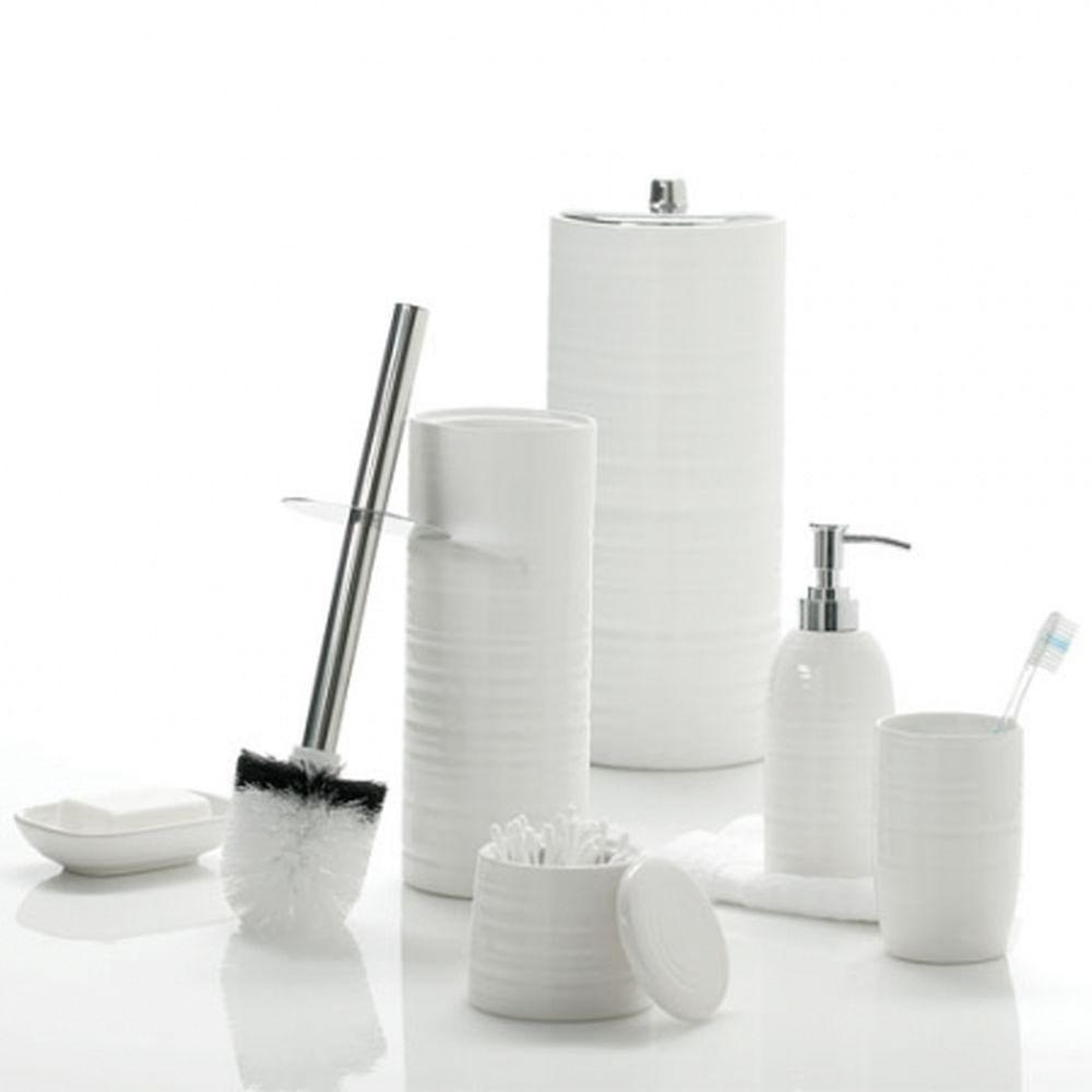 Hush Ceramic Soap Dish White - BATHROOM - Soap Dispensers and Trays - Soko and Co