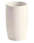 Hush Ceramic Toothbrush Tumbler White - BATHROOM - Toothbrush Holders - Soko and Co