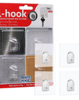 i-Hook Mini Nano Suction Hooks 4 Pack - BATHROOM - Suction - Soko and Co