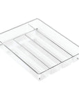 iDesign Linus Acrylic 5 Compartment Cutlery Tray - KITCHEN - Cutlery Trays - Soko and Co