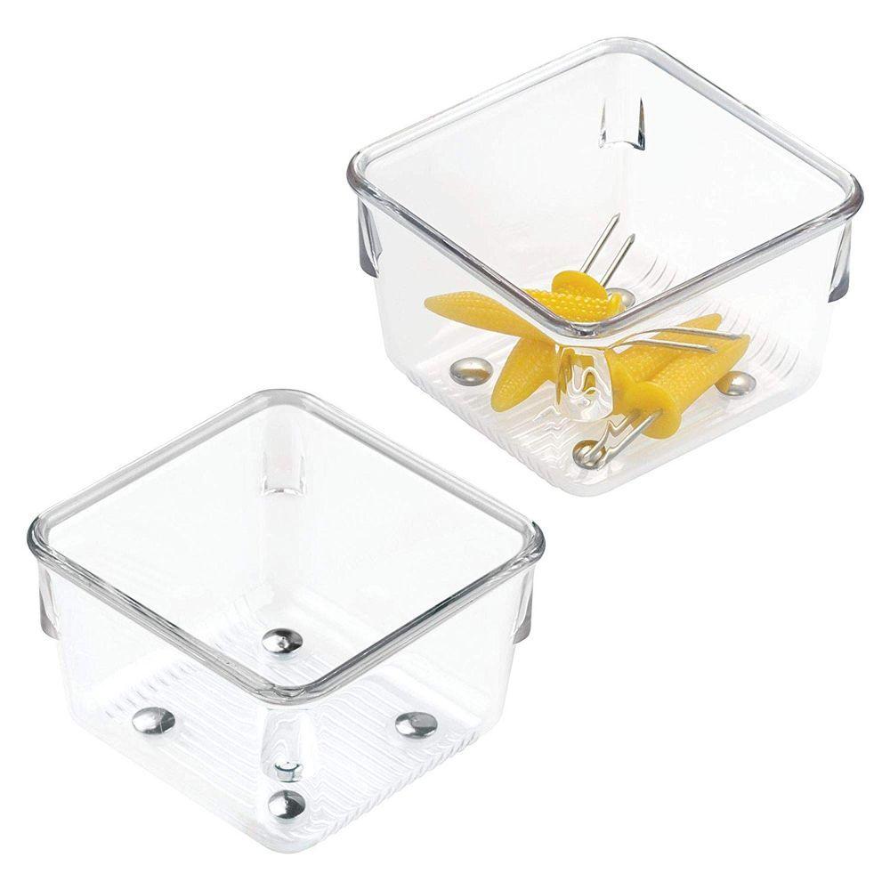 iDesign Linus Small Square Drawer Organiser - KITCHEN - Cutlery Trays - Soko and Co