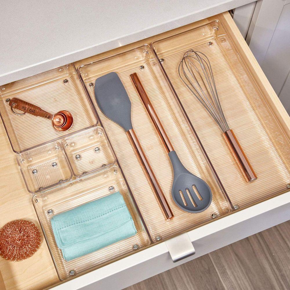 iDesign Linus Small Square Drawer Organiser - KITCHEN - Cutlery Trays - Soko and Co