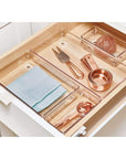 iDesign Linus Small Wide Drawer Organiser - KITCHEN - Cutlery Trays - Soko and Co