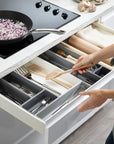 Joseph Joseph Blox 10 Piece Drawer Organiser Set Grey - KITCHEN - Cutlery Trays - Soko and Co