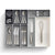 Joseph Joseph Blox 10 Piece Drawer Organiser Set Grey - KITCHEN - Cutlery Trays - Soko and Co