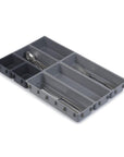 Joseph Joseph Blox 7 Piece Drawer Organiser Set Grey - KITCHEN - Cutlery Trays - Soko and Co