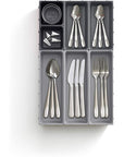 Joseph Joseph Blox 7 Piece Drawer Organiser Set Grey - KITCHEN - Cutlery Trays - Soko and Co