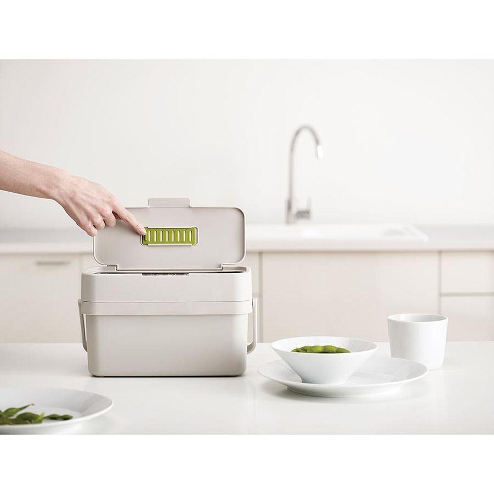 Joseph Joseph Compo Kitchen Compost Bin White - KITCHEN - Bench - Soko and Co