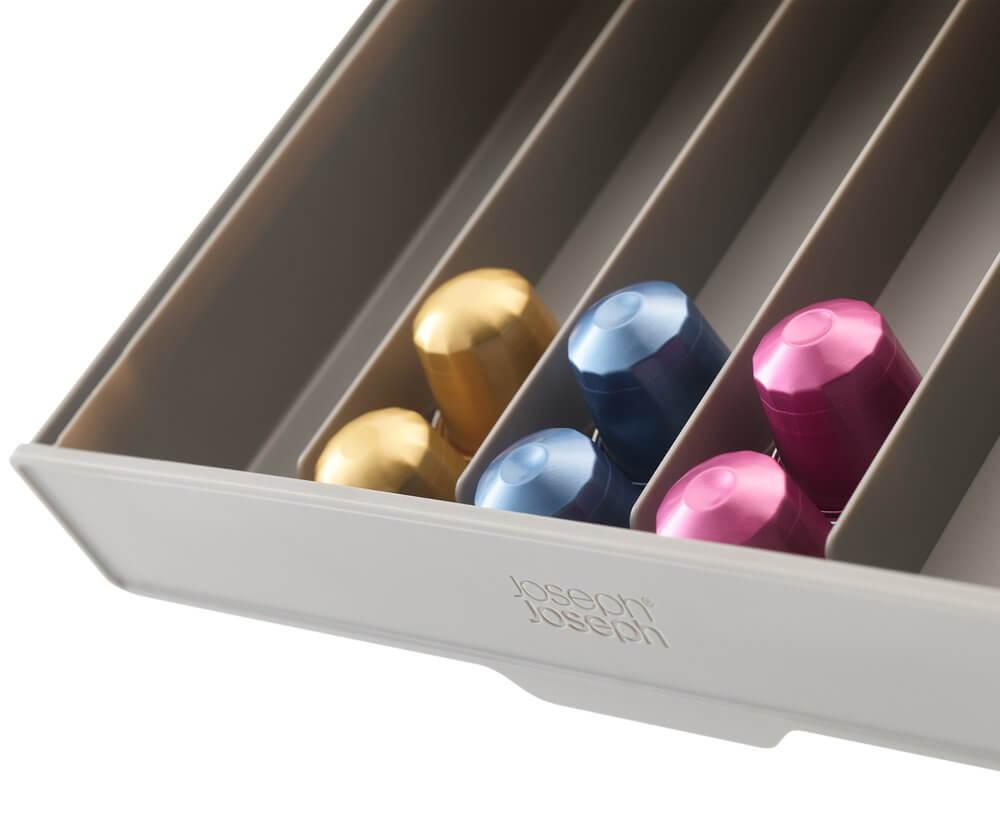 Joseph Joseph CupboardStore Under Shelf Coffee Pod Drawer - KITCHEN - Shelves and Racks - Soko and Co