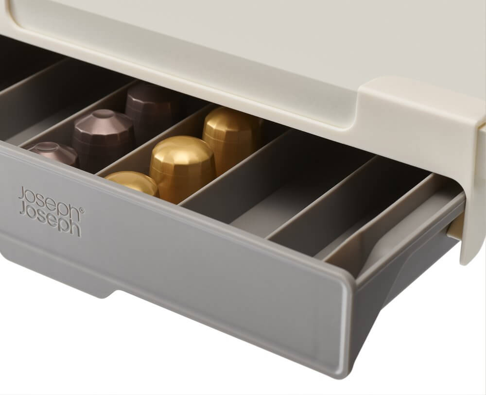 Joseph Joseph CupboardStore Under Shelf Coffee Pod Drawer - KITCHEN - Shelves and Racks - Soko and Co