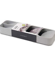 Joseph Joseph DrawerStore Compact Cutlery Tray Grey - KITCHEN - Cutlery Trays - Soko and Co