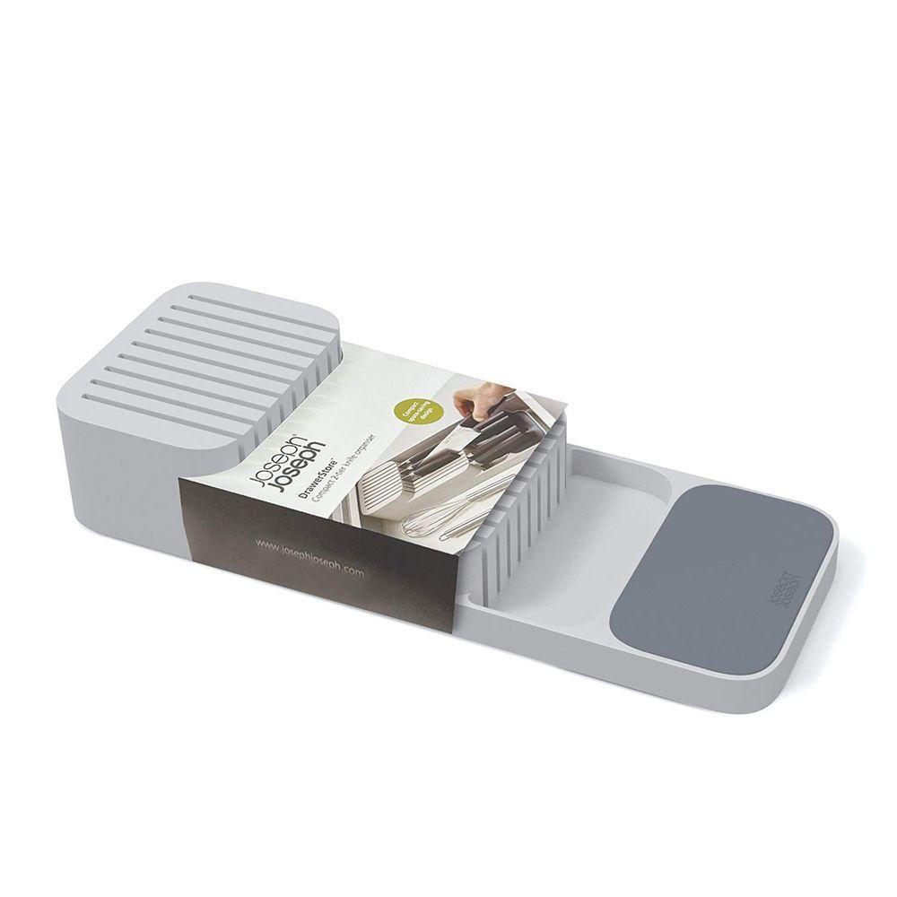 Joseph Joseph DrawerStore Compact In Drawer Knife Rack Grey - KITCHEN - Cutlery Trays - Soko and Co