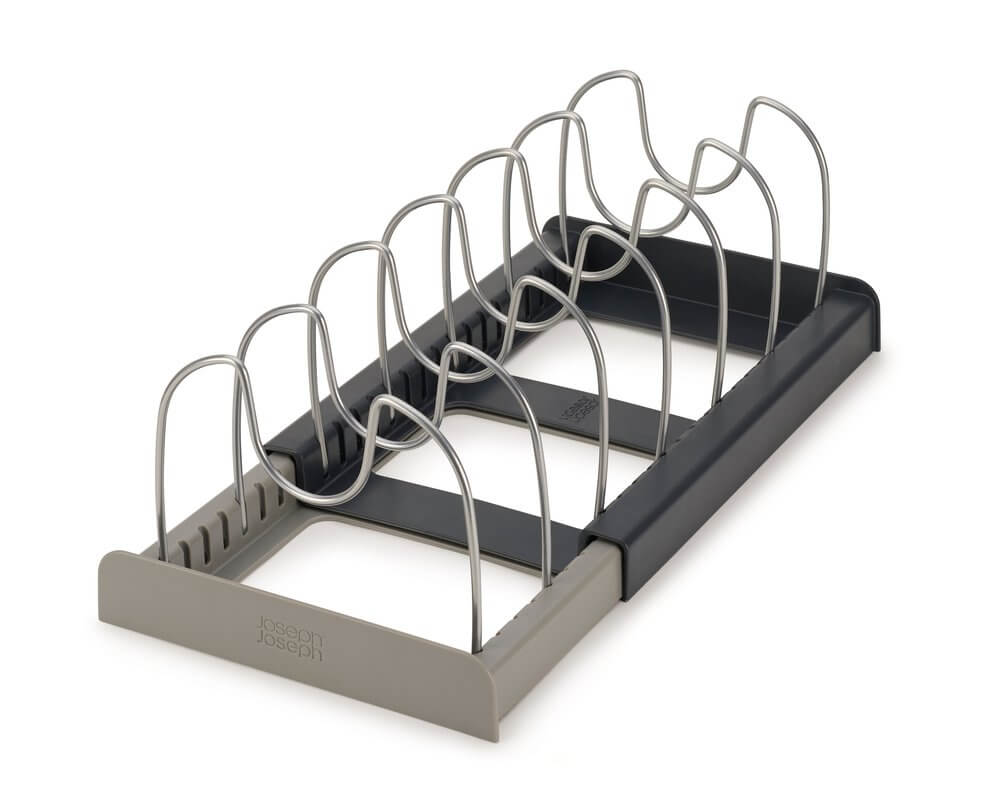 Joseph Joseph DrawerStore Expandable Cookware Organiser Rack Grey - KITCHEN - Shelves and Racks - Soko and Co