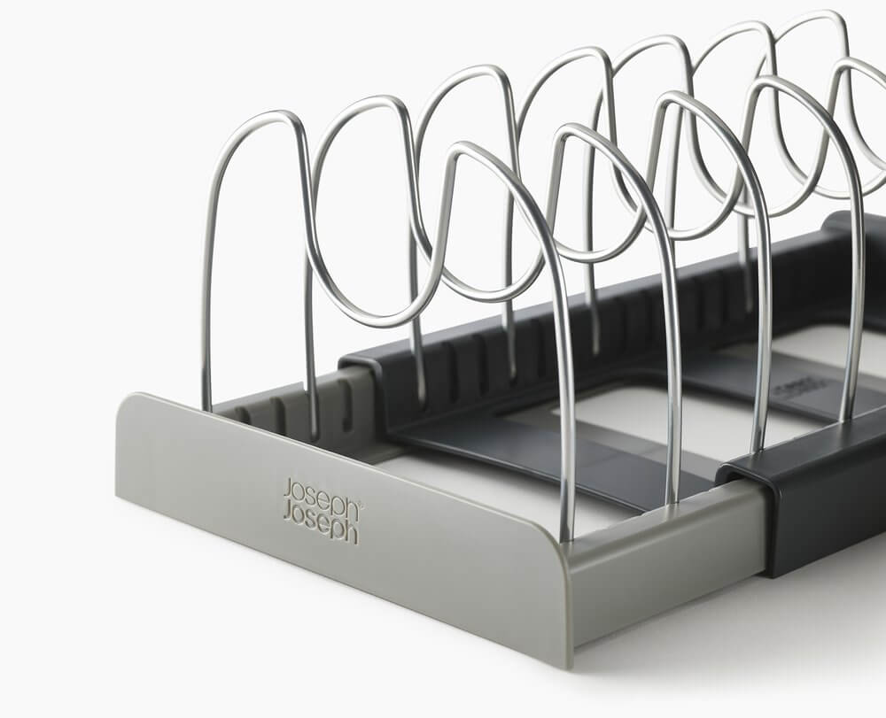 Joseph Joseph DrawerStore Expandable Cookware Organiser Rack Grey - KITCHEN - Shelves and Racks - Soko and Co