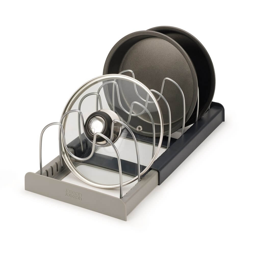 Joseph Joseph DrawerStore Expandable Cookware Organiser Rack Grey - KITCHEN - Shelves and Racks - Soko and Co