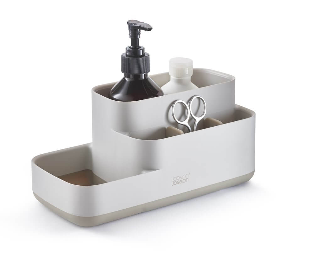 Joseph Joseph EasyStore Bathroom Storage Caddy Ecru - BATHROOM - Toothbrush Holders - Soko and Co