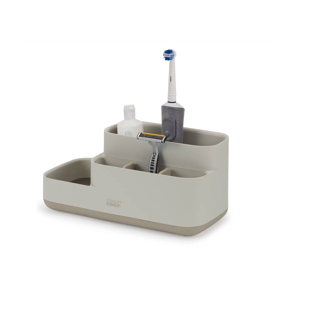 Joseph Joseph EasyStore Bathroom Storage Caddy Ecru - BATHROOM - Toothbrush Holders - Soko and Co