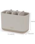 Joseph Joseph EasyStore Large Toothbrush Caddy Ecru - BATHROOM - Toothbrush Holders - Soko and Co