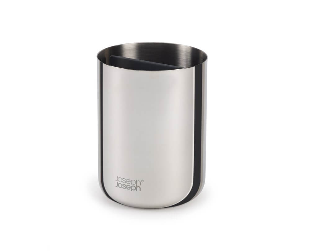 Joseph Joseph EasyStore Luxe Stainless Steel Toothbrush Caddy - BATHROOM - Toothbrush Holders - Soko and Co