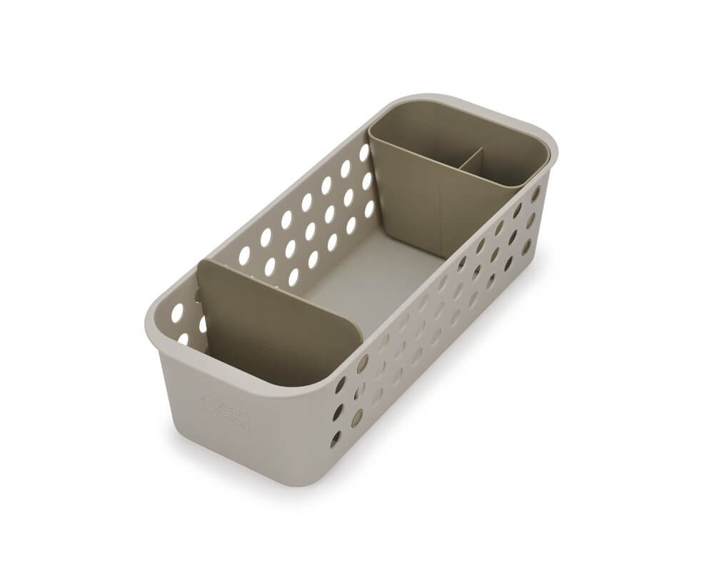 Joseph Joseph EasyStore Slimline Bathroom Storage Basket Ecru - BATHROOM - Squeegees and Cleaning - Soko and Co