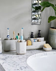 Joseph Joseph EasyStore Small Toothbrush Caddy Ecru - BATHROOM - Toothbrush Holders - Soko and Co