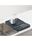 Joseph Joseph Flip Up Double Sided Draining Board Grey - KITCHEN - Dish Racks and Mats - Soko and Co