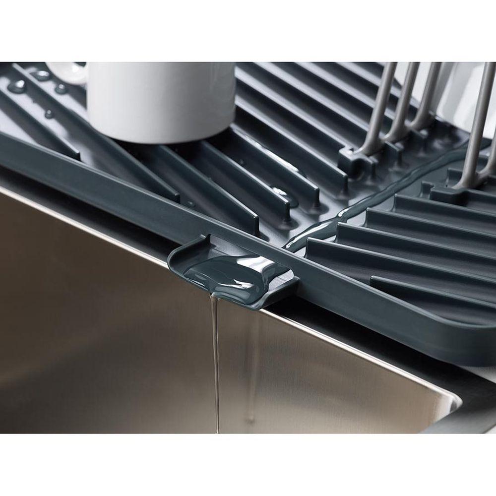 Joseph Joseph Flip Up Double Sided Draining Board Grey - KITCHEN - Dish Racks and Mats - Soko and Co