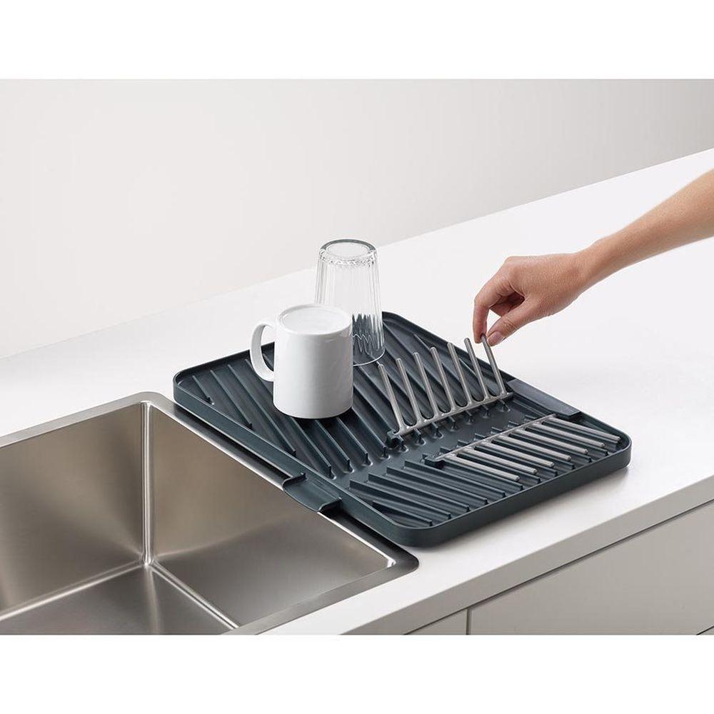 Joseph Joseph Flip Up Double Sided Draining Board Grey - KITCHEN - Dish Racks and Mats - Soko and Co