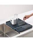 Joseph Joseph Flip Up Double Sided Draining Board Grey - KITCHEN - Dish Racks and Mats - Soko and Co