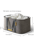 Joseph Joseph Hold-All 35L Collapsible Laundry Basket Grey - LAUNDRY - Baskets and Trolleys - Soko and Co