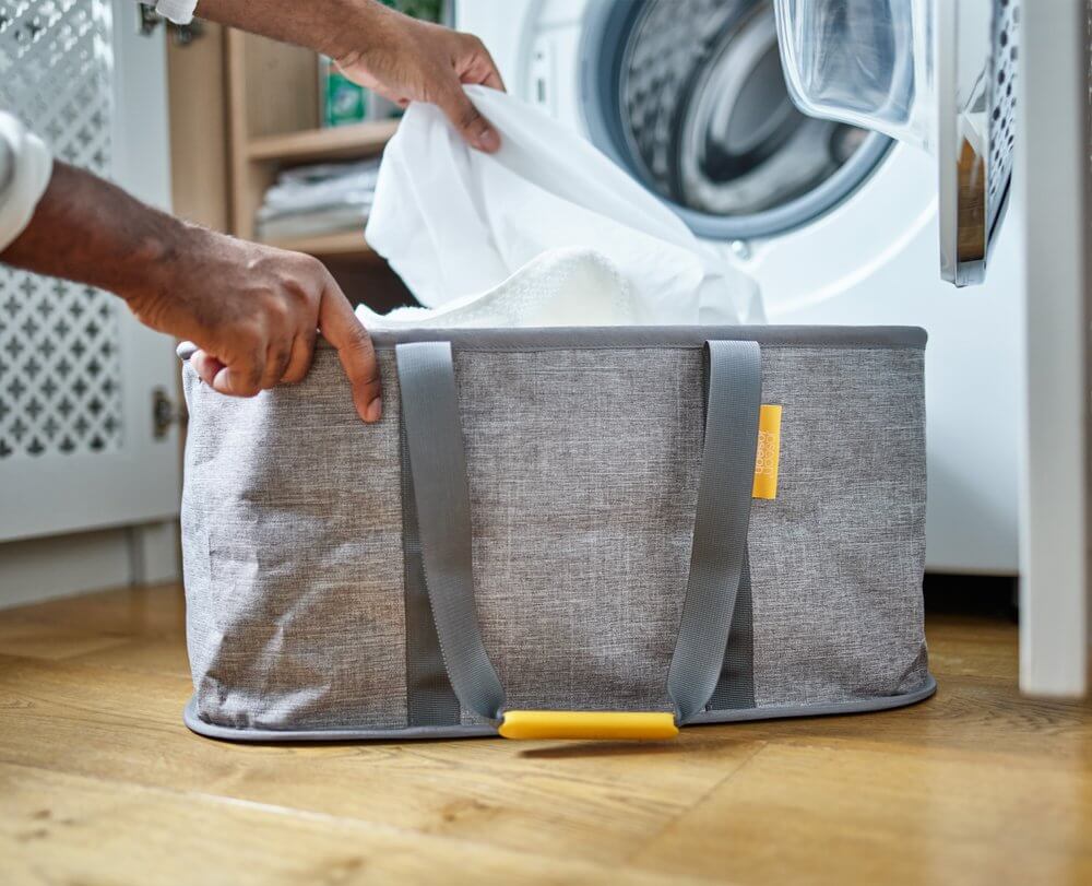 Joseph Joseph Hold-All 35L Collapsible Laundry Basket Grey - LAUNDRY - Baskets and Trolleys - Soko and Co