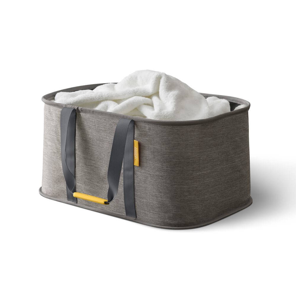 Joseph Joseph Hold-All 35L Collapsible Laundry Basket Grey - LAUNDRY - Baskets and Trolleys - Soko and Co