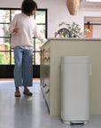 Joseph Joseph Porta 40L Pedal Kitchen Rubbish Bin Concrete Grey - KITCHEN - Bins - Soko and Co