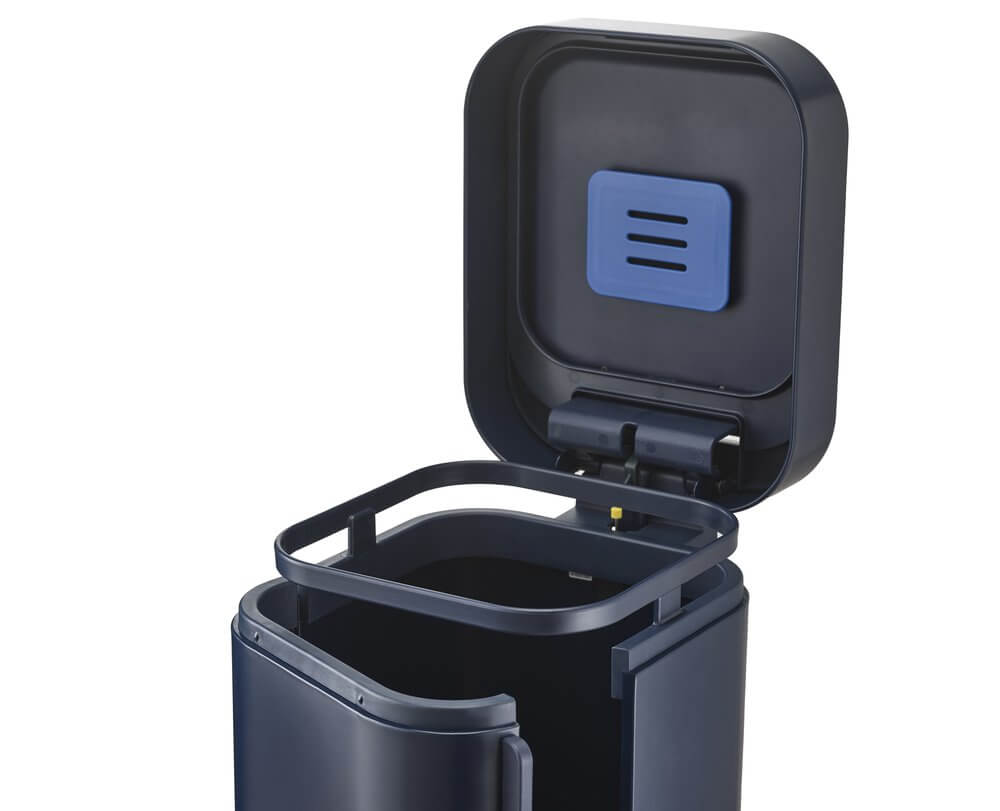 Joseph Joseph Porta 40L Pedal Kitchen Rubbish Bin Midnight Blue - KITCHEN - Bins - Soko and Co