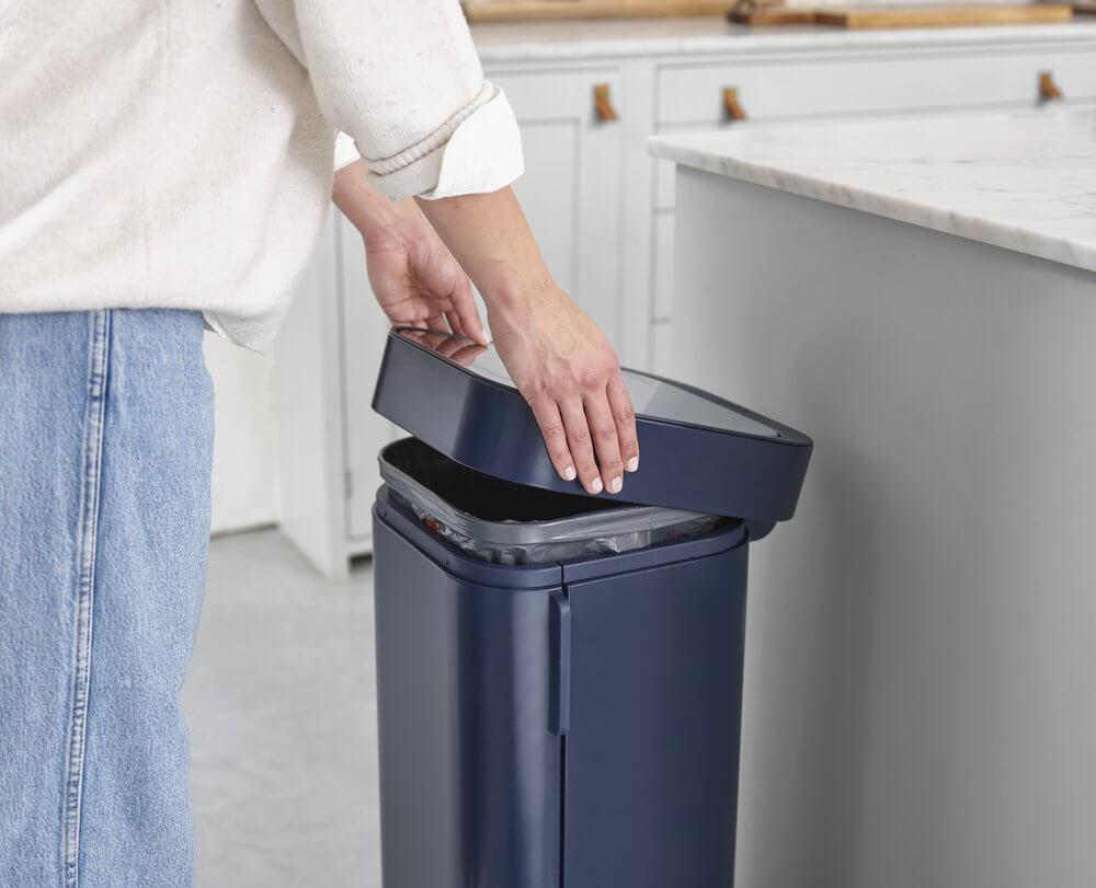 Joseph Joseph Porta 40L Pedal Kitchen Rubbish Bin Midnight Blue - KITCHEN - Bins - Soko and Co